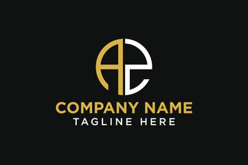 letter AZ circle logo