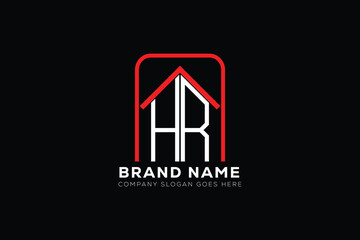 IR letter creative real estate vector logo design . IR creative initials letter logo concept. IR house sheap logo	
