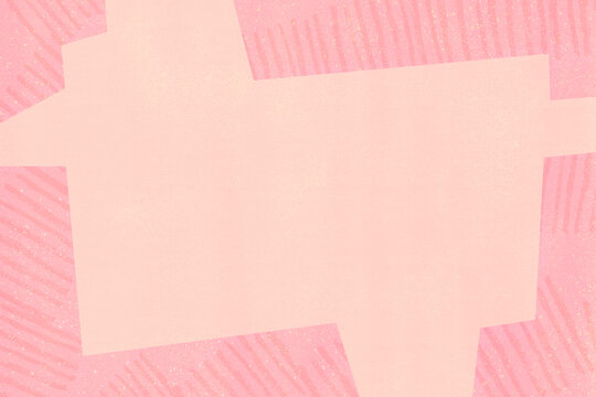 Pink border design with paint splash pattern framing  background