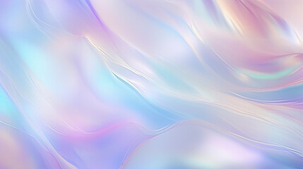 Fototapeta premium Abstract background in opal colors, reminiscent pastel iridescent holographic foil