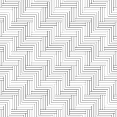 Vector seamless pattern. Modern stylish texture. Monochrome, linear abstract background.