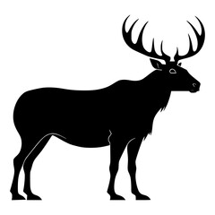 deer silhouette vector