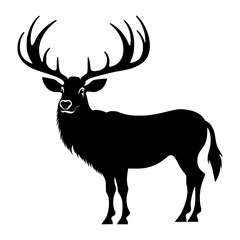 deer silhouette vector