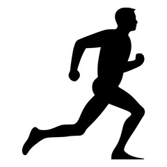 running man silhouette