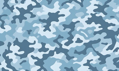 Icy Camouflage Pattern Military Colors Vector Style Camo Background Graphic Army Wall Art Design