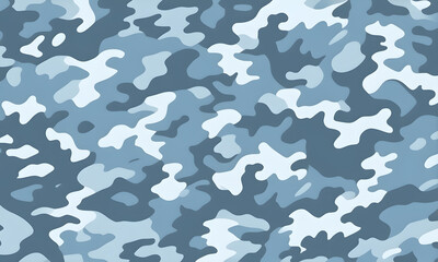 Icy Camouflage Pattern Military Colors Vector Style Camo Background Graphic Army Wall Art Design