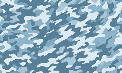 Icy Camouflage Pattern Military Colors Vector Style Camo Background Graphic Army Wall Art Design