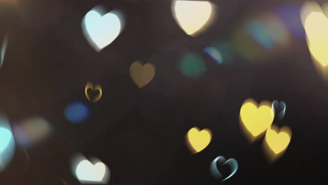Romantic Happy Valentine's Day Animation Background: A 4K animation background featuring flying hearts and sparkles, creating a romantic and festive atmosphere for Valentine's Day celebrations.