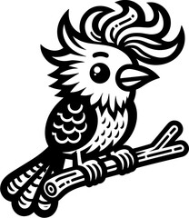 Quirky Quetzal Cartoon icon