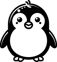 Puffy Penguin Cartoon icon 1