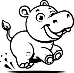 Hoppity Hippo Cartoon icon 2