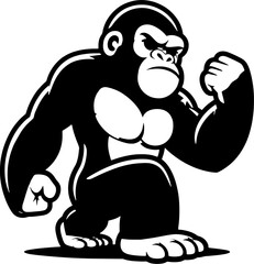 Glimmer Gorilla Cartoon icon 9