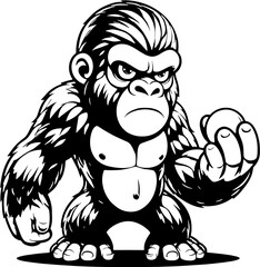 Glimmer Gorilla Cartoon icon 6