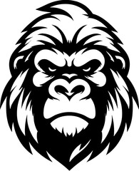 Fototapeta premium Glimmer Gorilla Cartoon icon 3