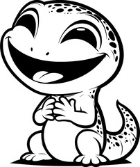 Giggles Gecko Cartoon icon