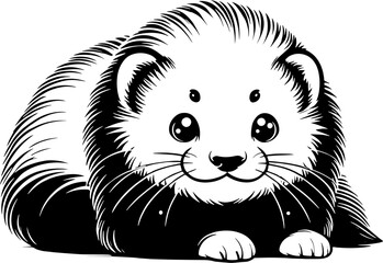 Fluffy Ferret Cartoon icon 7