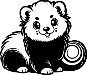 Fluffy Ferret Cartoon icon 3