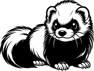 Fluffy Ferret Cartoon icon 2