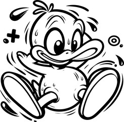 Dizzy Duck Cartoon icon 15