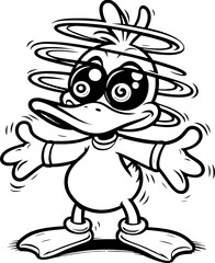 Dizzy Duck Cartoon icon 12