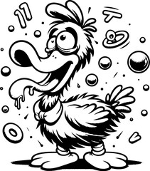 Dizzy Dodo Cartoon icon 2 © Erum