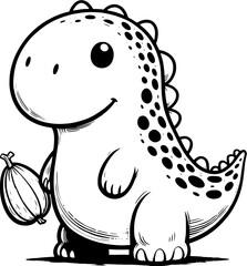 Dilly Dinosaur Cartoon icon 4