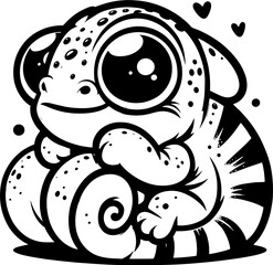 Cuddles Chameleon Cartoon icon 1