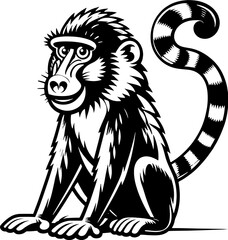 Buzzy Baboon Cartoon icon