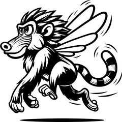 Buzzy Baboon Cartoon icon 9