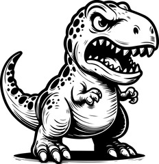 Angry Dino Cartoon icon 4
