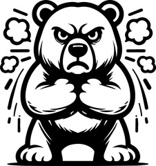 Angry Bear Cartoon icon 11