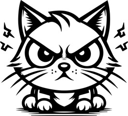 Angry Cat Cartoon icon 4