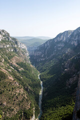 The verdon river and its canyon