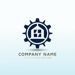 energy transition real estate logo design