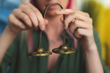 Tibetan Tingsha (Ting-sha) bells for meditation