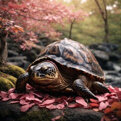 turtle meditating

