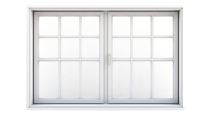 house window isolated in transparent background.
