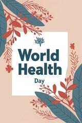 World health day concept poster