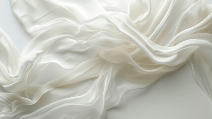 Fototapeta premium Colorful, silky and shiny textured textile backgrounds. Background fabrics in blue, green, pink, white and cream colors. Trend colors and fabrics of 2024. The most preferred fabrics. Backgrounds.