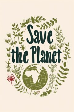 Save the Planet, Save our Earth, protect our planet, Poster of Earth Day April 22