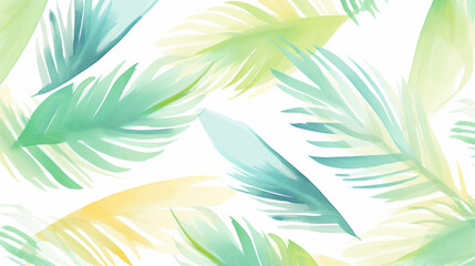 Fototapeta na wymiar Abstract Palm Leaf Patterns, Abstract composition focusing on unique patterns and textures of palm leaves suitable for contemporary wallpaper designs or abstract botanical art, AI Generated