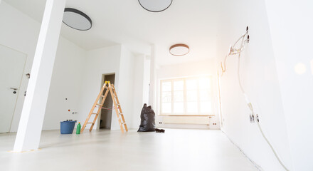 rebuilding an Old real estate apartment, prepared and ready for renovate