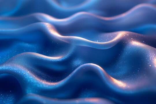 Metallic abstract wavy liquid background layout design tech innovation