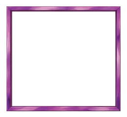 Purple picture frame, Purple frame with isolated background, watercolor purple picture frame with isolated background.
