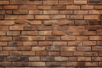 Obraz premium Background texture of brown brick wall