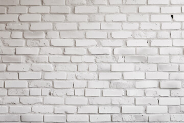 Background texture of white brick wall
