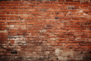 Background texture of red brick wall