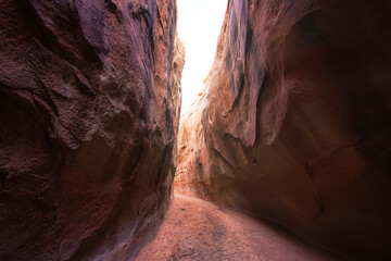 Formations of Dry Fork Slot Canyon, Hole in the Rock Road, Grand Staircase Escalante, Utah