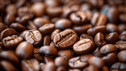 coffee beans close up