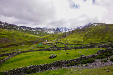 farm in the andes